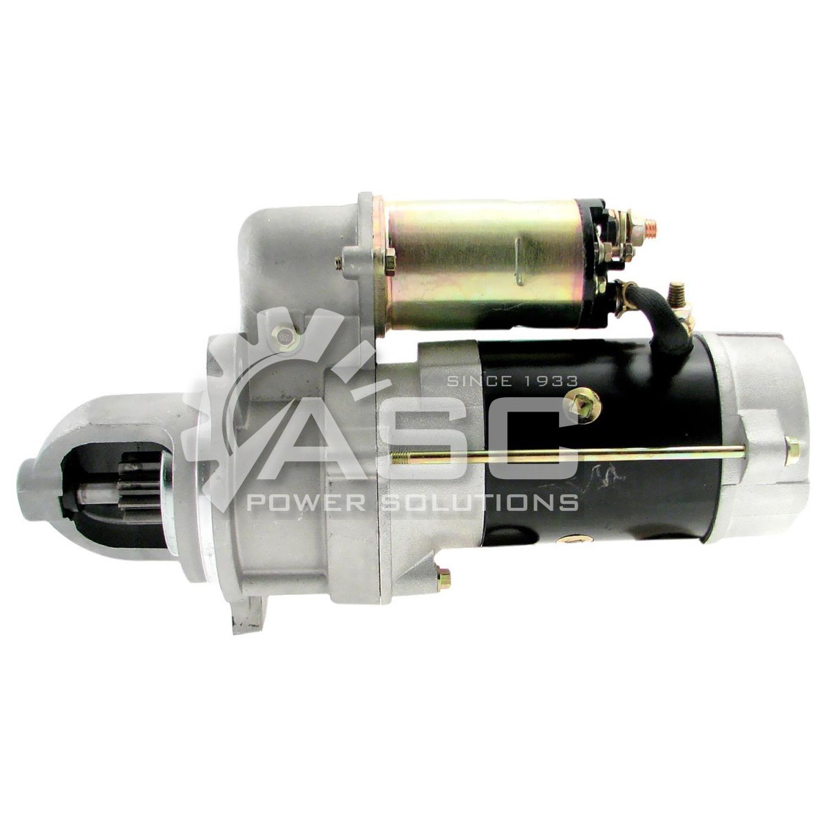 S122096_REMAN ASC POWER SOLUTIONS DELCO STARTER MOTOR FOR FORD AND CUMMINS 12V 10 TOOTH CLOCKWISE ROTATION OFF SET GEAR REDUCTION (OSGR)